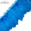 2M Dyed 13-18CM White Goose Feather Trims Real Geese Feather Ribbon Fringe  Dress Skrit DIY Craft Sewing Material Feathers
