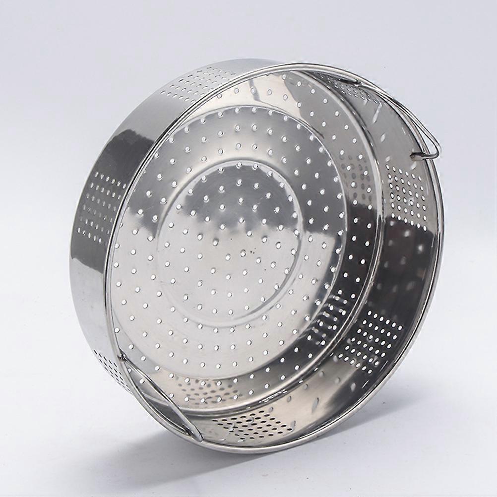 Bun Steamer For Home Practical Handles Design Stainless Steel Thicken Grid 1Pcs