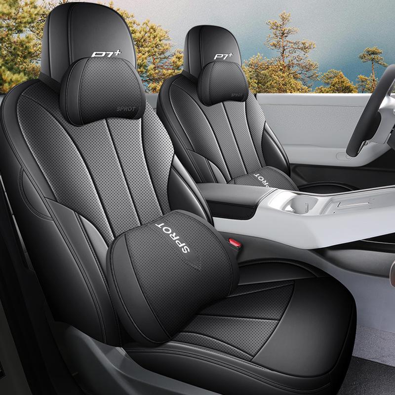 XPeng P7+ Seat Cushions & Covers: Fits Five Seats, All-Season.