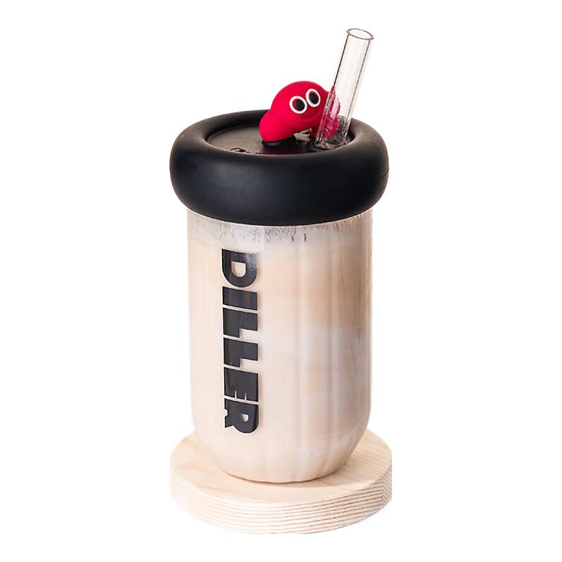 Zhishi High-Temperature Resistant Glass Straw Cup