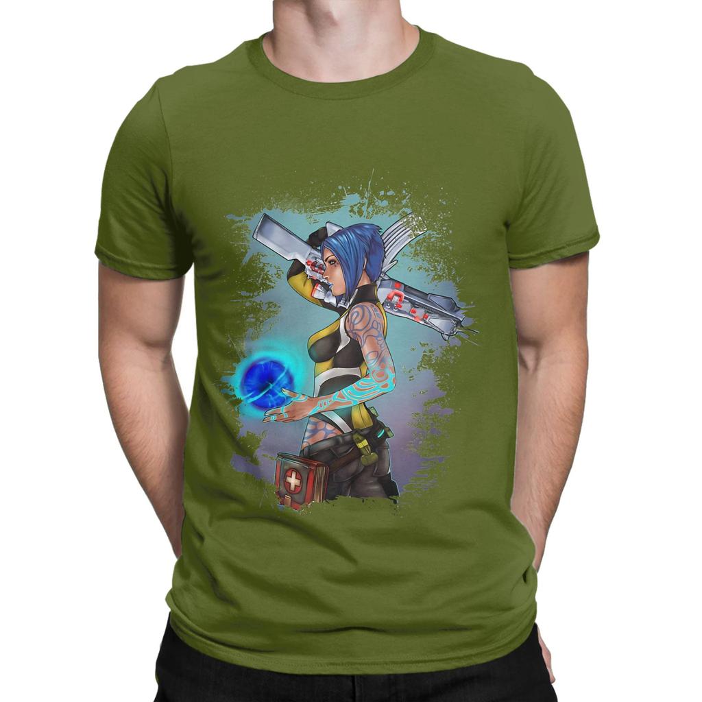 bBorderlands the Siren Splatter Tee Graphic 100 Cotton TShirt bBorderlands Tops Tees For Unisex