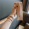 Solid Color Winter Gloves Female Arm Warmers Knitted Arm Warmers Wool Sleeve Cuff Long Gloves