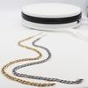 Nk Mother And Child Chain Non-Fading Titanium Steel Cuban Chain Hip Hop Figaro 18K Gold Necklace