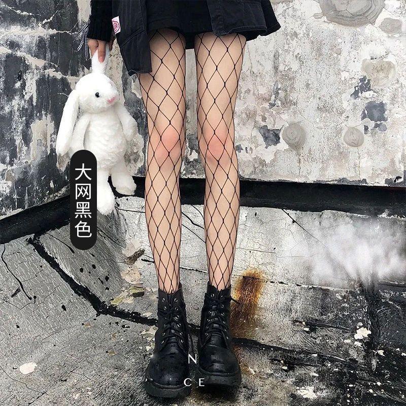 

1/2Sexy Tights Pantyhose Hollow Out Mesh Fishnet Pantyhose Body Stockings Women Lingerie Hosiery Mesh Nylon Tights One size