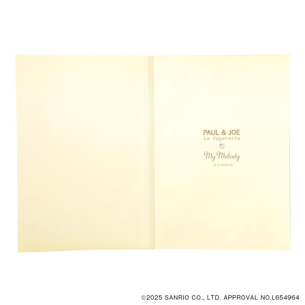 A5 Notebook Paul Joe X My Melody White & PAJ-NB27-WH