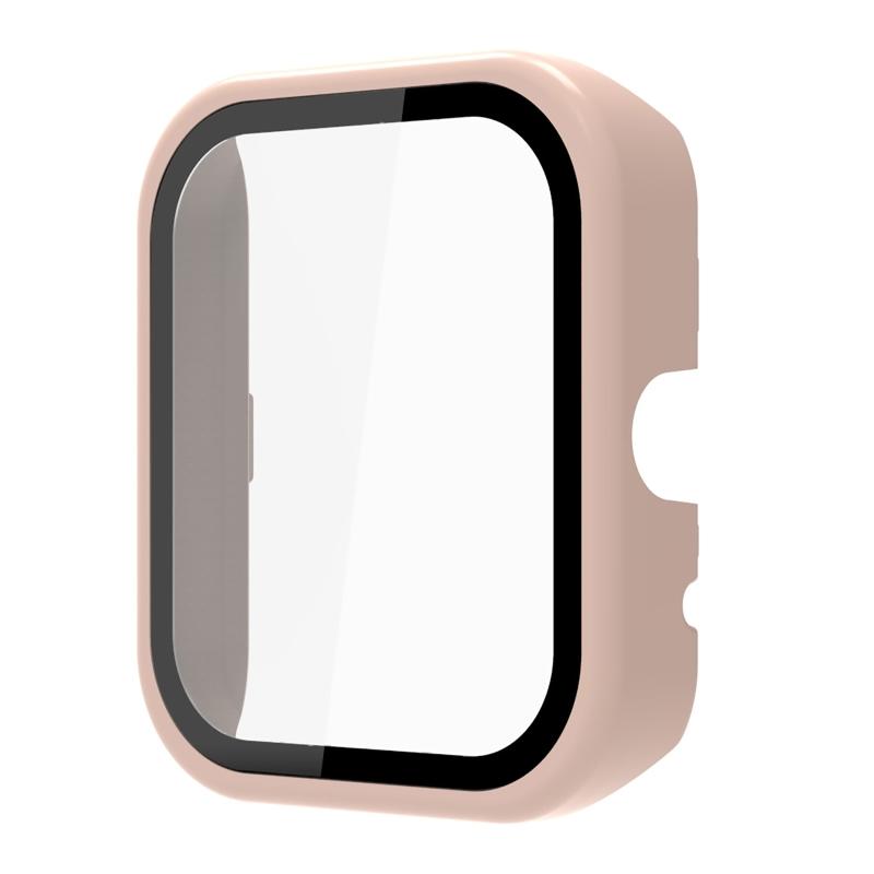 

Защитный ПК для Чехол-накладки для MaimoWatch для Смарт-часов Устойчивый к царапинам Противоударная рамка Полное покрытие краев Цельный бампер розовый