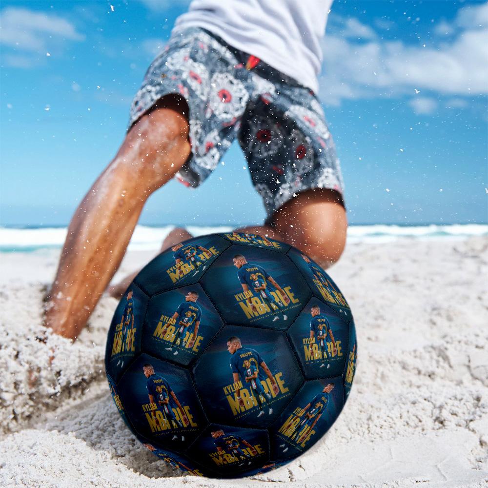 Mbappé Soccer Ball Size 5 Football Machine Sewn Indoor Outdoor Training and Matches Surprise Collection Gift Perfect Birthday Christmas Gift Idea