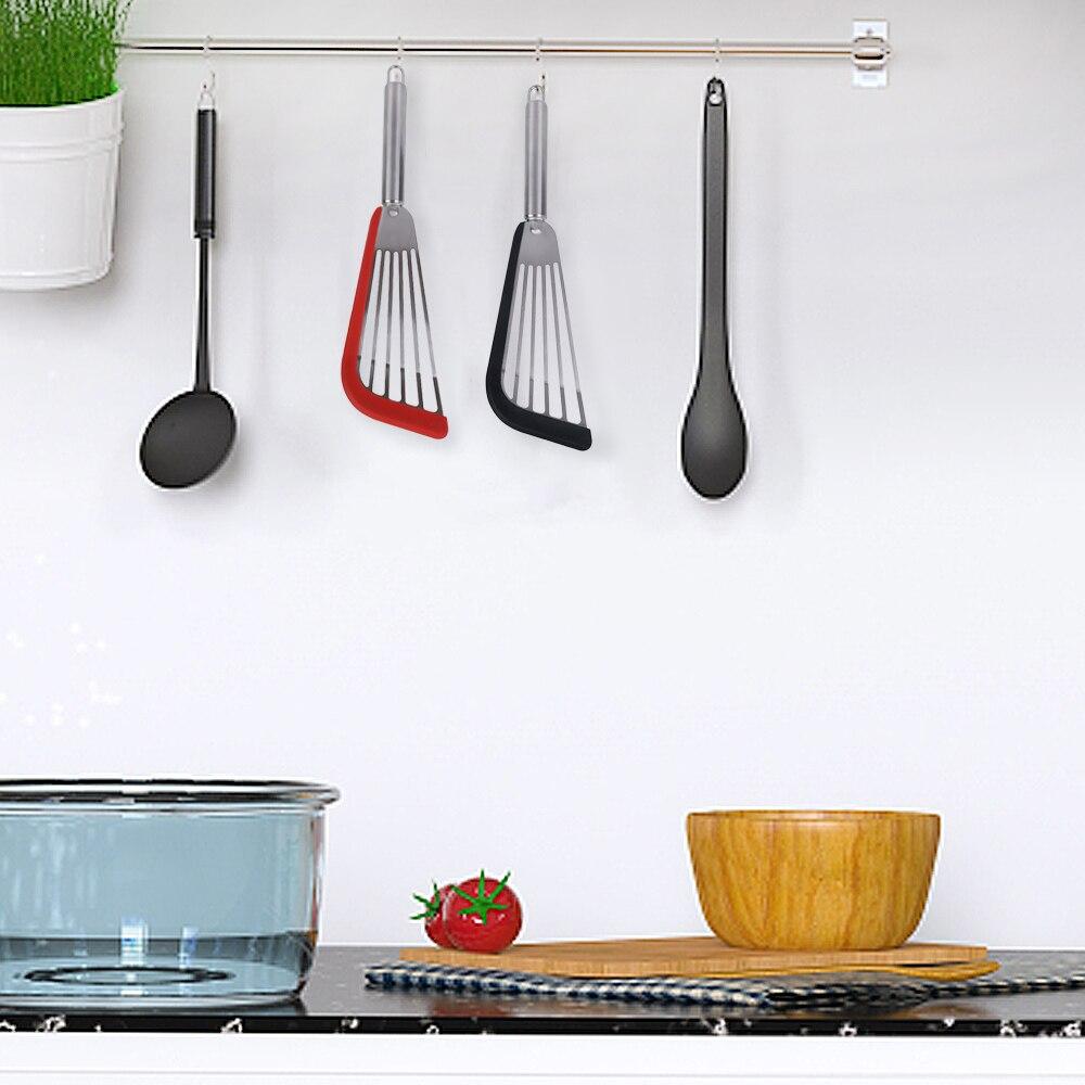 Bratspatel aus Edelstahl mit Silikonüberzug