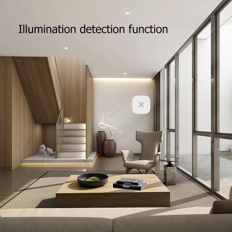 ZigBee Wifi MmWave Menschliche Anwesenheit Bewegungssensor Mit Helligkeits-/Entfernungsdetektion 5/110/220V Tuya Smart Life Hausautomation