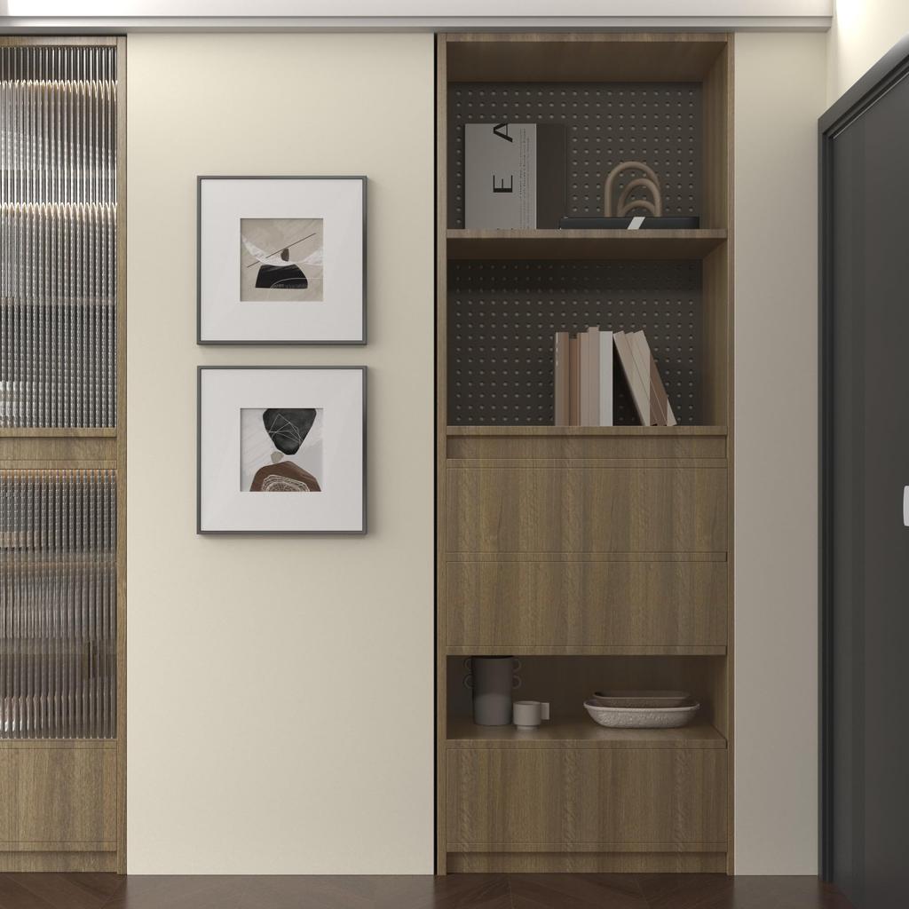 JSEVEM Wood Grain Wallpaper 40x500cm Gray Matte Vinyl Waterproof Oil-Resistant Living