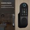Realand C08 Wire-Free Fingerprint Smart Access Lock CN Plug (adapter Included)