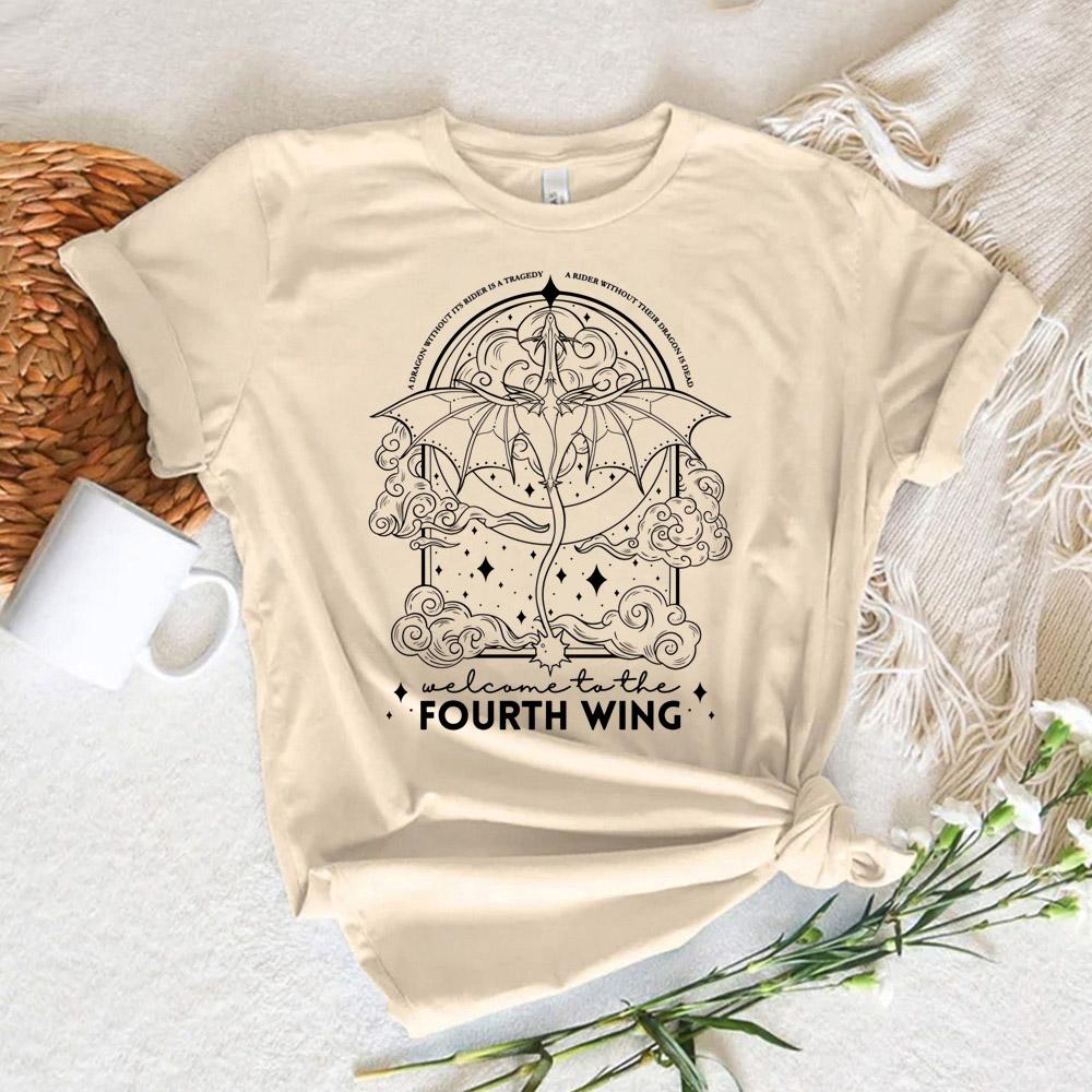 Fourth Wing tshirts Women summer streetwear Tee female designer clothing