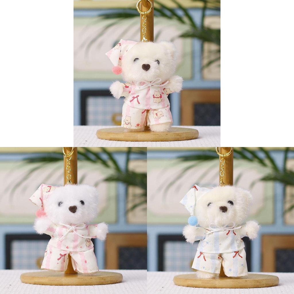 Cute Plush Bear Doll With Polyester Fiber Filling For Childrens Gift And Decor