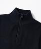 OUTSTANDING Half Zip-Up Knit Sweater_Navy