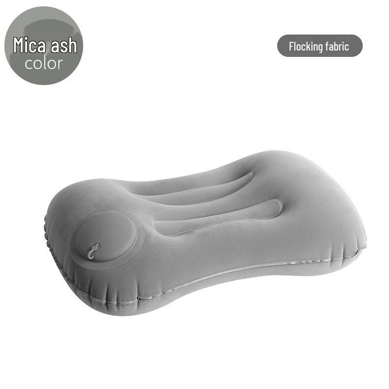 

Портативная надувная дорожная подушка: Поясничная поддержка для самолета и поезда, спинка, подушка для сна в дороге Set (Storage Bag + Eye Mask + Earplugs)