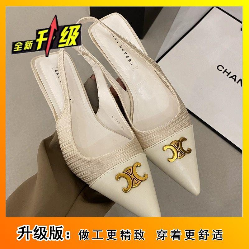 

Xiaoxiangfeng versatile gentle high heels French premium sandals femininity Mary Jane single shoes 2025 summer new 40