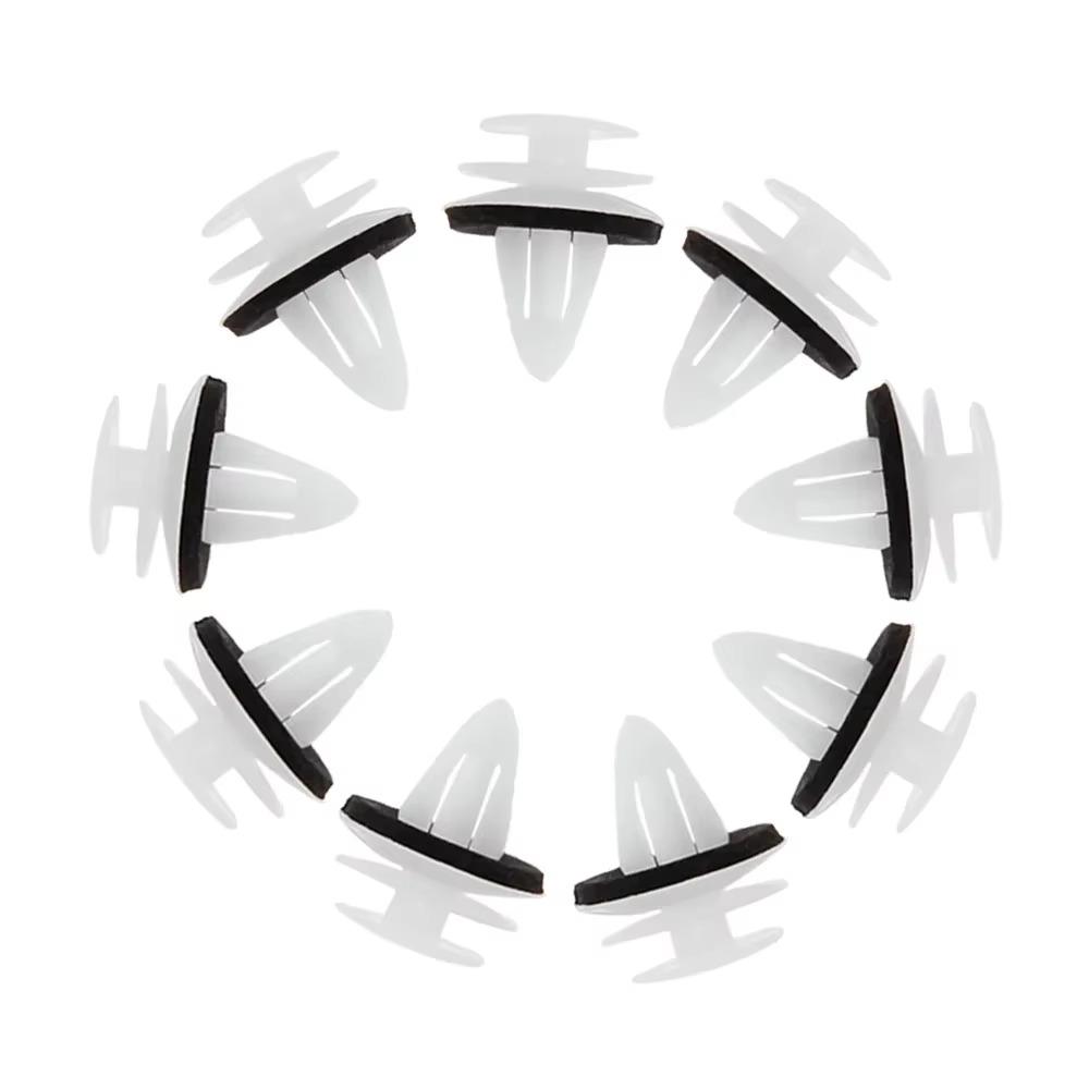 10PCS Door Trim Panel Retainer Clip Rivets Plastic For Nissan March K12 Avenir W11 NV200 M20 Patrol Y61 Prairie M12 Expert VW11