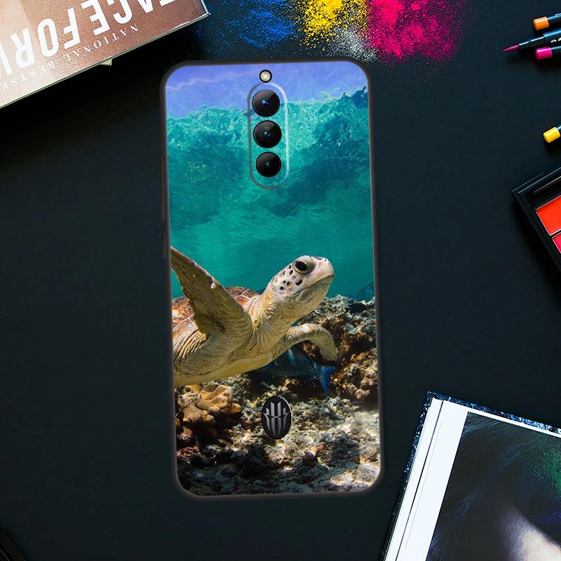 Ocean Sea Turtle Case For ZTE Nubia Red Magic 9 Pro Plus RedMagic 8 8S Pro Plus 6 7 6S 7S Pro 5S 6R 5G Cover