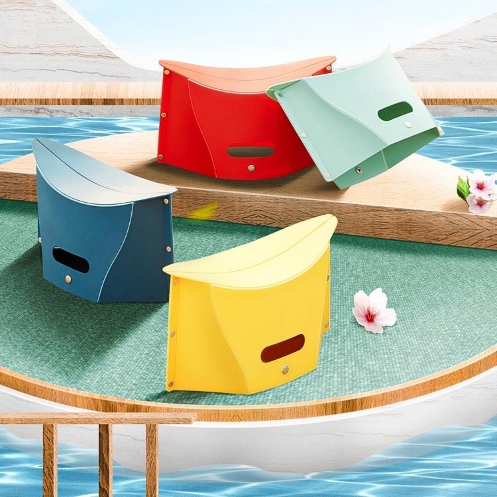 Foldable portable multi-functional storage basket, camping and hiking stool, lightweight and foldable chair, travel, party, barb