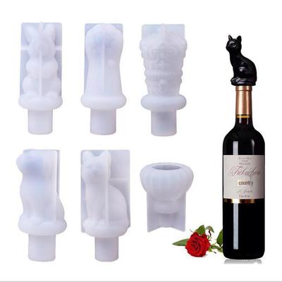 Stampi in silicone fai da te: Corona, Gatto, Artiglio di gatto, Coniglio, Diamante, Gioielli, Colla per cristalli, Tappo per bottiglia di vino rosso, Stampo da tavolo