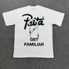 Unisex Cotton Graphic Tee Oversized Fit Short Sleeve T-Shirt Youth Casual Wear