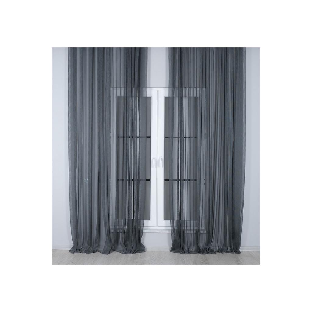 Murcia Drug Tüllvorhang Piated Anthrazit