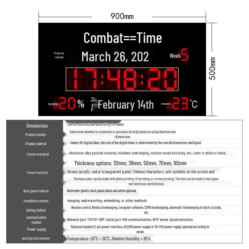 Astronomical GPS Display Clock with Temperature & Humidity