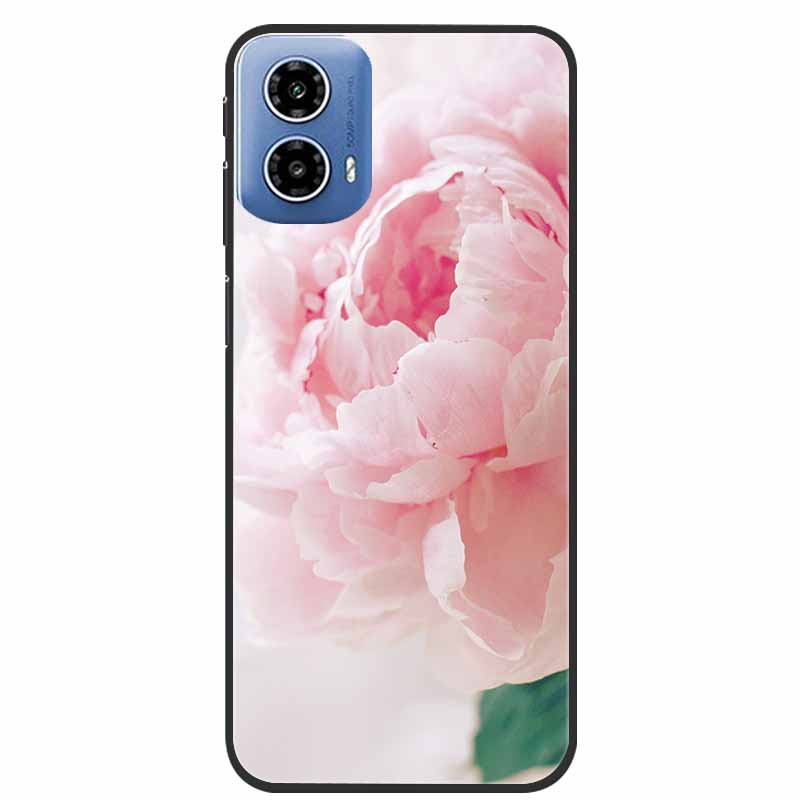 Für Moto G34 5G Hülle Luxus TPU Silikon Weiche Rückabdeckung Handyhüllen für Motorola MotoG34 Cartoon Schutz Stoßfest Fundas For Moto G34 5G