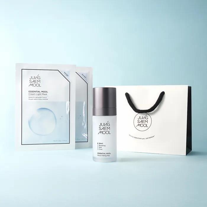 Jeongsaemul Essential Water Micro Fitting Mist 55ml (2 Water Cream Light Masks Included)