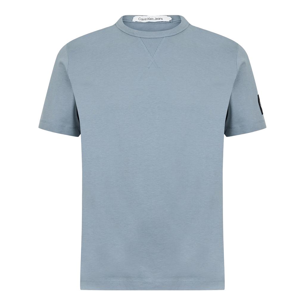 Calvin Klein Mens Badge Crew Neck Regular T-Shirt