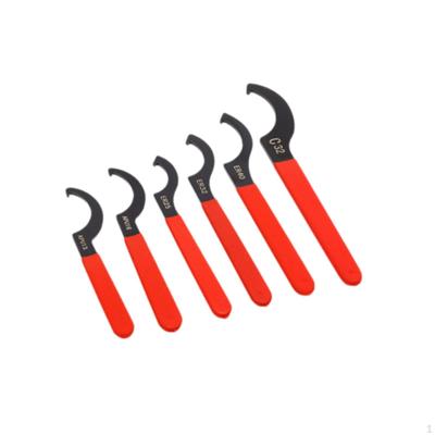 6 Pieces C Hook Spanner Wrench Premium Assembly Easy To Use Portable Hand Tool Accessories