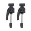 2PCS Clamping Elements Black Ergonomic Handle Adjustable Labor Saving Woodworking Quick Clamps for