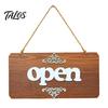 Wooden House Sign, Nordic Minimalist Style Wood Sign, Durable Wall Decoration Hanging Sign, for Coffee Shop Barber Shop Entrance