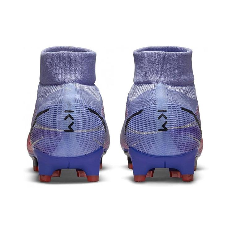 Nike Mercurial Superfly 8 Fg Kylian Mbappe Vlammen Paarse Zool DJ3977-506