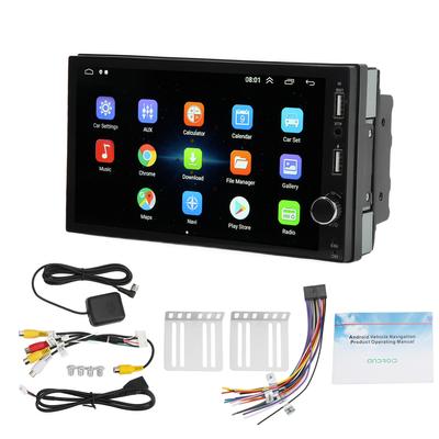 7in Touch Screen Car Stereo Multimedia Receiver Bluetooth GPS Navigation with Reverse Image for Android 10.1