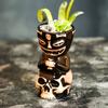 Tiki Muggar Keramiska Hawaiianska Luau Party Muggar Dryckesvaror, Söta Exotiska Cocktailglas, Tiki Bar