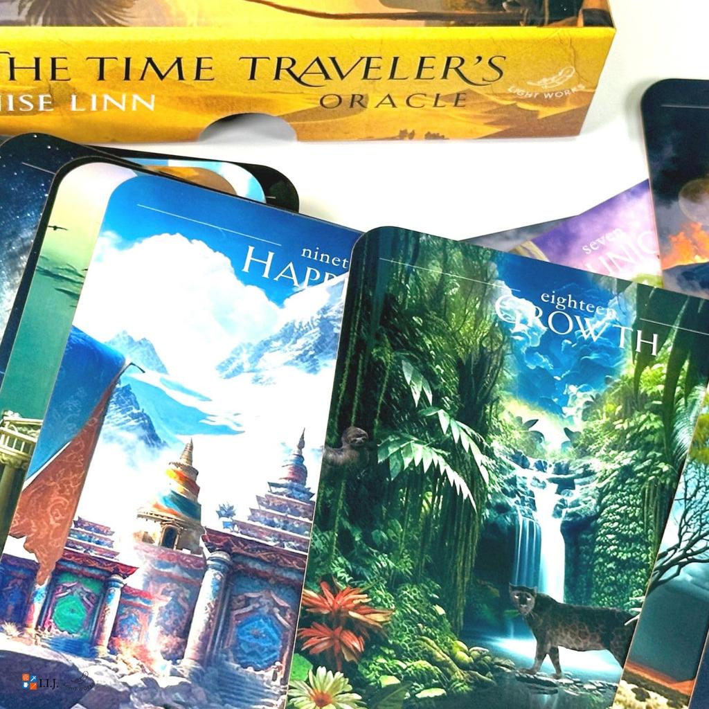 Oracle Cards Time Oracle First Edition Japanese Version Affirmation Fortune Telling with Japanese Instruction Manual I.I.J Traveler's