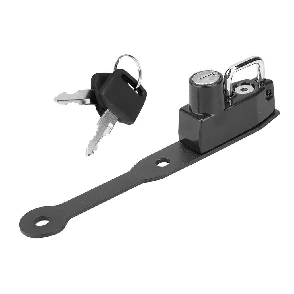 Motorcycle Anti Theft Helmet Lock Left Side Fits for CBR400R CBR500R CB500F(Black )