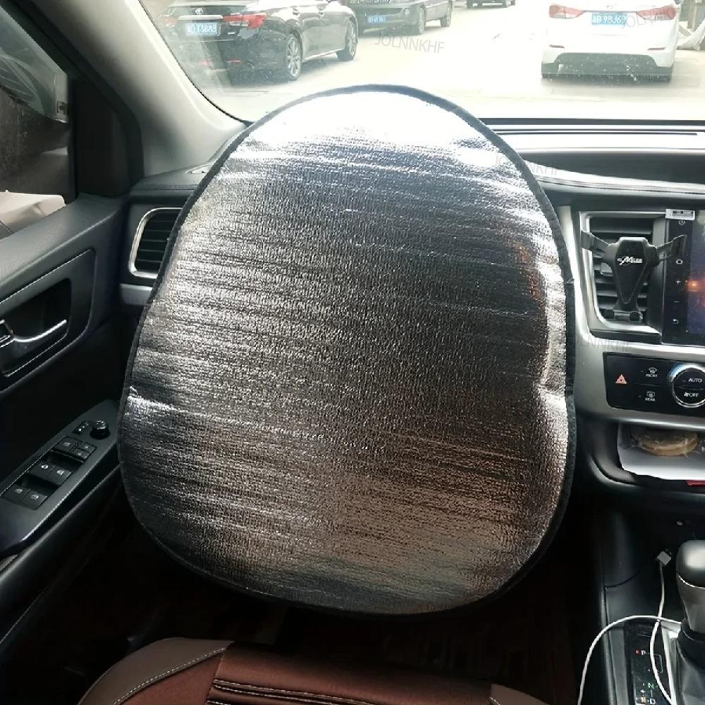 Xiaomi Foldable Anti-uv Car Steering Wheel Sun Shade 1-5Pcs Double Thick Sun Protection Sunscreen Car Supplies Car Steering Wheel Cover