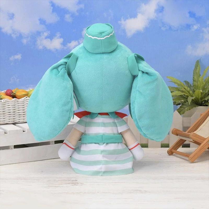 Miku Fuwa Petit Stewardess Air Hostess 32cm Sitting Plush Doll Authentic Genuine Original PP Cotton Filled Stuffed Toy