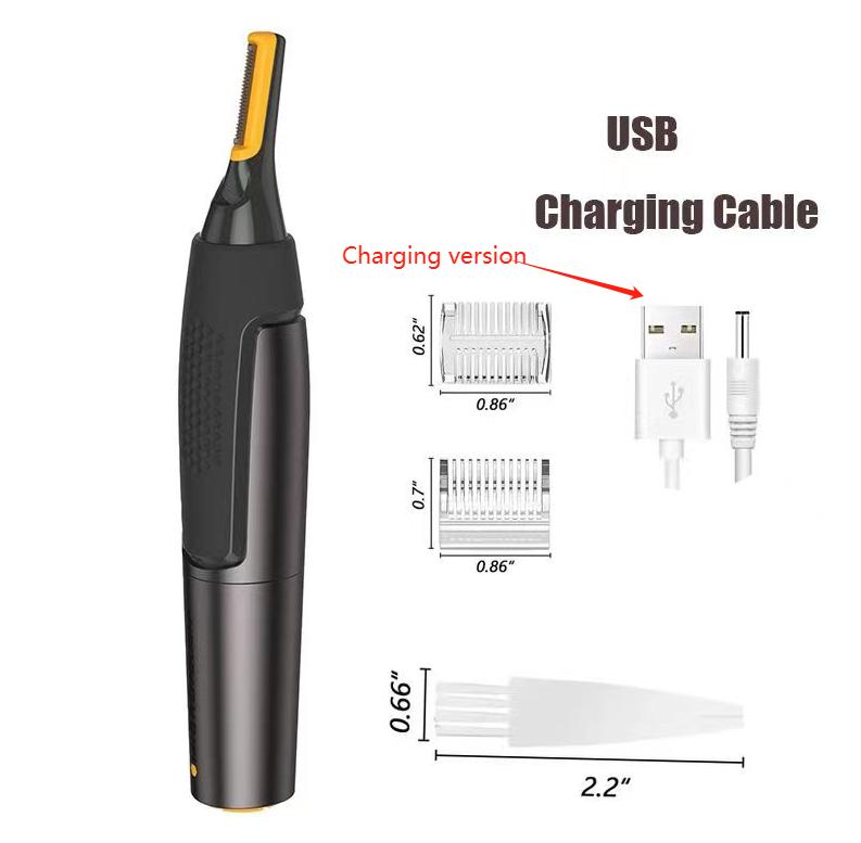 Electric Nose Hair Trimmer Waterproof Easy To Operate Ear Trimmer Safe Face Care Electric Nose Hair Trimmer For Men