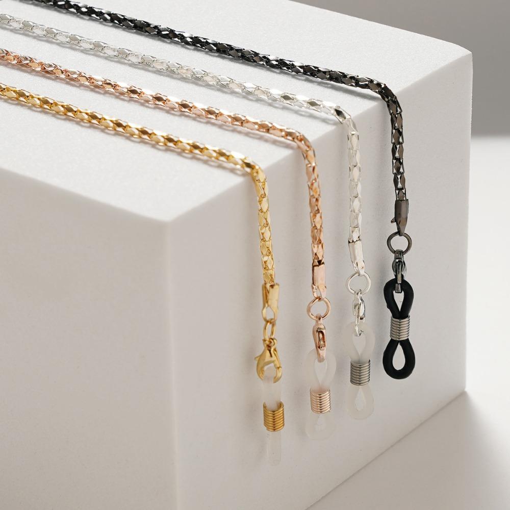 Metal Diamond Beads Glasses Chains Non-slip Eyeglass Lanyard Sunglasses Lanyard Women Men