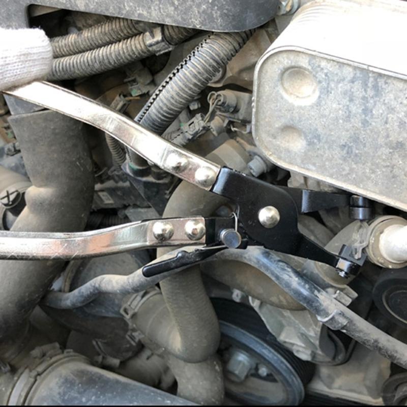 Flat Hose Clamp Plier Swivel Flat Band for Removal Installation of Rings Type or Flat-Band Hose Clamps Hose Locking Tool