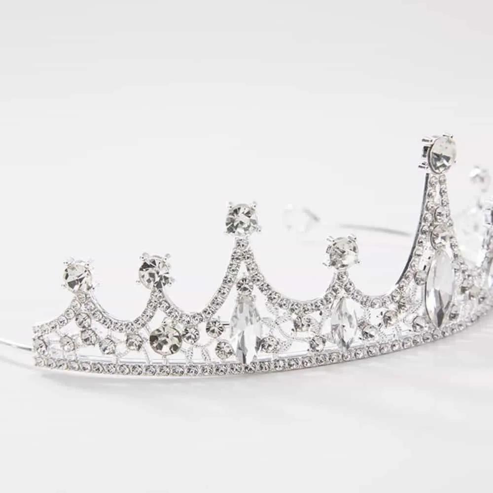Diadema, corona nuziale, grazioso cerchietto, cerchietto con zirconi cubici, accessori per capelli da sposa