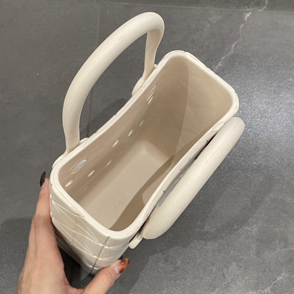 DIY EVA Handbags with Hole Waterproof Rubber Tote Bag Shopping Bag Summer Beach Bag  Boat