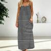 Women's Casual Fashionable Striped Checkered Printed Dress