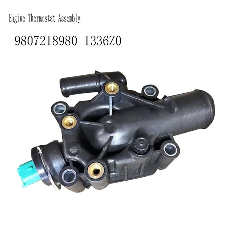 Cooling Thermostat Engine Thermostat Assembly 9807218980 1336Z0 For 307 206 301 207 308 Citroen Elysee C4 DS