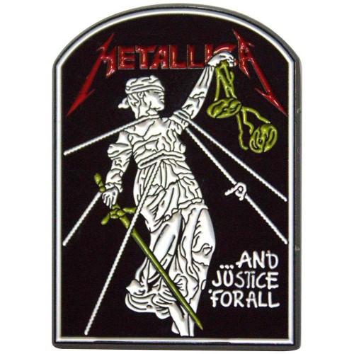 Metallica And Justice For All Tombstone Badge