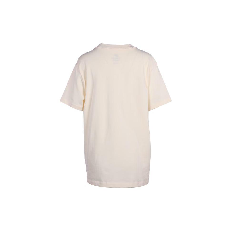 New Nike Air Women'ss Letter Logo Crewneck T-Shirt 'Light Pink' FV8003-110