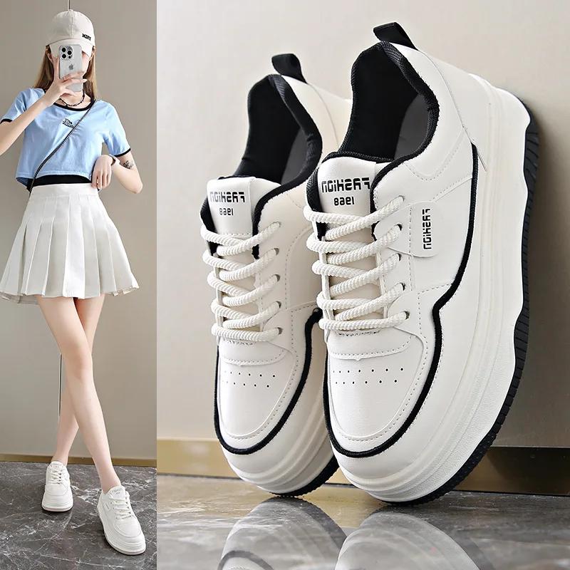 Fashion 2024 Latest Women's Shoes Spring and Autumn Fashion Versatile Casual Skateboarding Shoes Youth Campus Style Running Sports Shoes